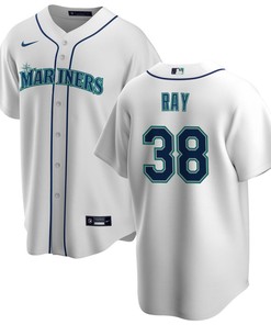 Seattle Mariners Robbie Ray 38 Mlb White Home Team Jersey Gift For Mariners Fans - Robokeg