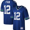 Seattle Seahawks #12 Fan Royal Mitchell Ness Stitched Football Jersey - Robokeg