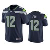 Seattle Seahawks 12th Fan Navy 100th Season Vapor Limited Jersey - Robokeg