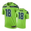 Seattle Seahawks #18 Jaron Brown Nike Color Rush Green Jersey - Robokeg