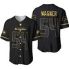 Seattle Seahawks Bobby Wagner #54 Nfl American Football Team Black Golden Brandedition 3d Designed Allover Gift For Seattle Fans Baseball Jersey - Robokeg
