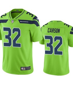 Seattle Seahawks Chris Carson Green Nike Color Rush Limited Jersey - Robokeg