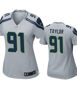Seattle Seahawks Darrell Taylor Gray 2020 Nfl Draft Game Jersey - Robokeg
