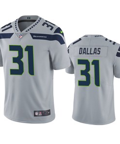 Seattle Seahawks Deejay Dallas Gray Vapor Untouchable Limited Jersey - Robokeg
