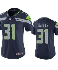 Seattle Seahawks Deejay Dallas Navy Vapor Untouchable Limited Jersey - Robokeg