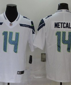 Seattle Seahawks Dk Metcalf #14 2020 Nfl White Jersey Jersey - Robokeg