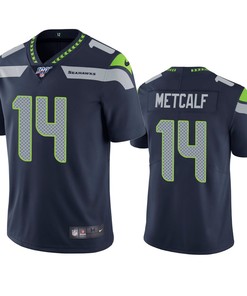 Seattle Seahawks D.k. Metcalf Navy 100th Season Vapor Limited Jersey - Robokeg