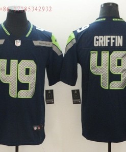 Seattle Seahawks Don Griffin #49 2020 Nfl Black Jersey Jersey - Robokeg
