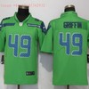 Seattle Seahawks Don Griffin #49 2020 Nfl Green Jersey Jersey - Robokeg