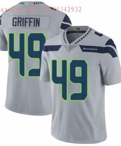 Seattle Seahawks Don Griffin #49 2020 Nfl Grey Jersey Jersey - Robokeg