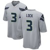 Seattle Seahawks Drew Lock 3 Nfl Gray Alternate Game Jersey Gift For Seahawks Fans - Robokeg