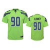Seattle Seahawks Jadeveon Clowney Green Color Rush Game Jersey - Robokeg