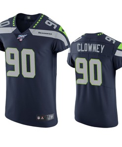 Seattle Seahawks Jadeveon Clowney Navy 100th Season Vapor Elite Jersey - Robokeg