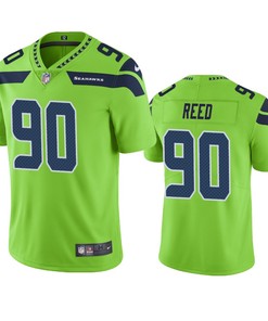 Seattle Seahawks Jarran Reed Green Nike Color Rush Limited Jersey - Robokeg