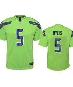 Seattle Seahawks Jason Myers Green Color Rush Game Jersey - Robokeg