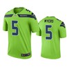 Seattle Seahawks Jason Myers Green Color Rush Legend Jersey - Robokeg