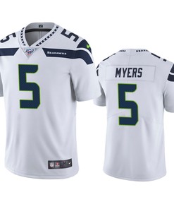 Seattle Seahawks Jason Myers White 100th Season Vapor Limited Jersey - Robokeg