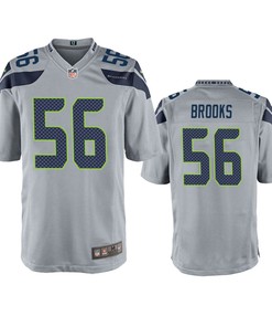 Seattle Seahawks Jordyn Brooks Gray 2020 Nfl Draft Game Jersey - Robokeg