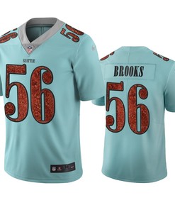 Seattle Seahawks Jordyn Brooks Light Blue City Edition Vapor Limited Jersey - Robokeg