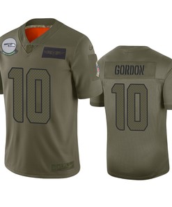 Seattle Seahawks Josh Gordon Camo 2019 Salute To Service Limited Jersey - Robokeg