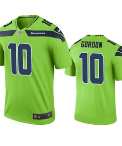 Seattle Seahawks Josh Gordon Green Color Rush Legend Jersey - Robokeg