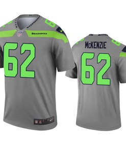 Seattle Seahawks Kahlil Mckenzie Gray Inverted Legend Jersey - Robokeg