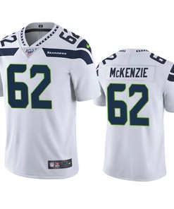 Seattle Seahawks Kahlil Mckenzie White 100th Season Vapor Limited Jersey - Robokeg