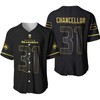 Seattle Seahawks Kam Chancellor #31 Nfl American Football Team Black Golden Brandedition 3d Designed Allover Gift For Seattle Fans Baseball Jersey - Robokeg