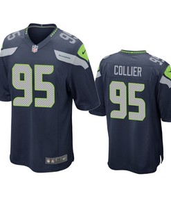 Seattle Seahawks L.j. Collier 2019 Nfl Draft Navy Game Jersey - Robokeg