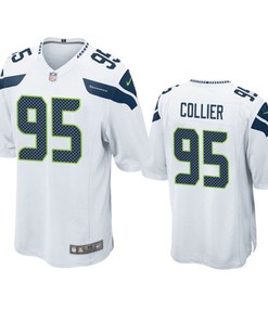 Seattle Seahawks L.j. Collier 2019 Nfl Draft White Game Jersey - Robokeg