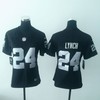 Seattle Seahawks Marshawn Lynch #24 Nfl 2020 Black Jersey - Robokeg