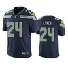Seattle Seahawks Marshawn Lynch College Navy 100th Season Vapor Limited Jersey - Robokeg