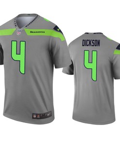 Seattle Seahawks Michael Dickson Gray Inverted Legend Jersey - Robokeg