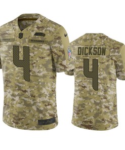 Seattle Seahawks Michael Dickson Jersey Nfl Camo Salute To Service - Robokeg