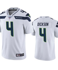 Seattle Seahawks Michael Dickson White 100th Season Vapor Limited Jersey - Robokeg