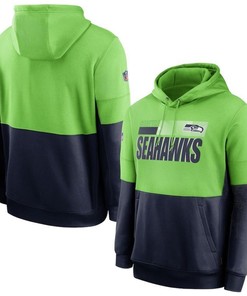 Seattle Seahawks Nfl 2020 Black And Green Hoodie Jersey - Robokeg