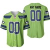 Seattle Seahawks Nfl American Football Green Color Rush Legend 3d Designed Allover Custom Gift For Seahawks Fans Baseball Jersey - Robokeg