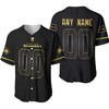 Seattle Seahawks Nfl American Football Team Black Golden Brandedition 3d Designed Allover Custom Gift For Seattle Fans Baseball Jersey - Robokeg