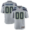 Seattle Seahawks Nike Custom Alternate Game Jersey - Gray - Robokeg