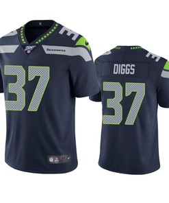 Seattle Seahawks Quandre Diggs Navy 100th Season Vapor Limited Jersey - Robokeg
