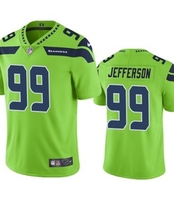 Seattle Seahawks Quinton Jefferson Green Nike Color Rush Limited Jersey - Robokeg