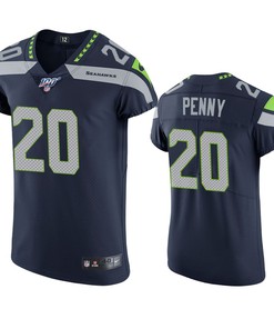 Seattle Seahawks Rashaad Penny Navy 100th Season Vapor Elite Jersey - Robokeg