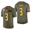 Seattle Seahawks Russell Wilson 2019 Salute To Service Nfl 100 Mens Jersey Metallic - Robokeg