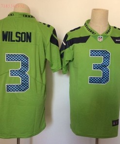 Seattle Seahawks Russell Wilson #3 2020 Nfl Green Jersey Jersey - Robokeg