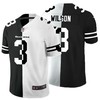 Seattle Seahawks Russell Wilson #3 Nfl 2020 Black And White Jersey - Robokeg