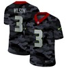Seattle Seahawks Russell Wilson #3 Nfl 2020 Camo Black Jersey - Robokeg