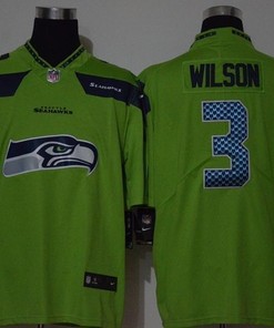 Seattle Seahawks Russell Wilson #3 Nfl 2020 Green Jersey - Robokeg