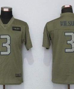 Seattle Seahawks Russell Wilson #3 Nfl 2020 Moss Green Jersey - Robokeg