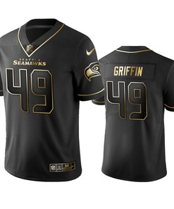 Seattle Seahawks Shaquem Griffin Black Golden Edition 2019 Vapor Untouchable Limited Jersey - Mens - Robokeg