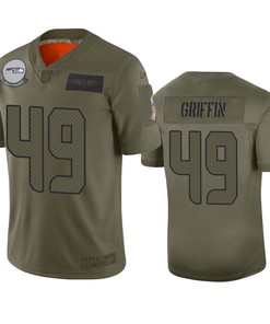 Seattle Seahawks Shaquem Griffin Camo 2019 Salute To Service Limited Jersey - Robokeg